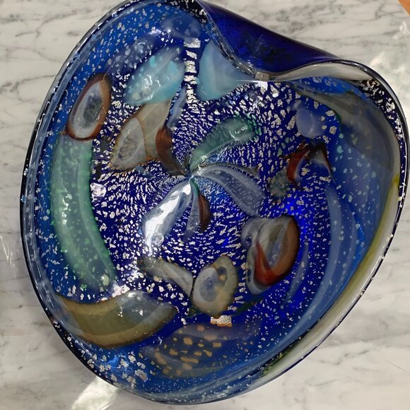 Tutti Frutti ashtray in Murano glass by Dino Martens for Aureliano Toso, 1950s - Picture 1 of 3